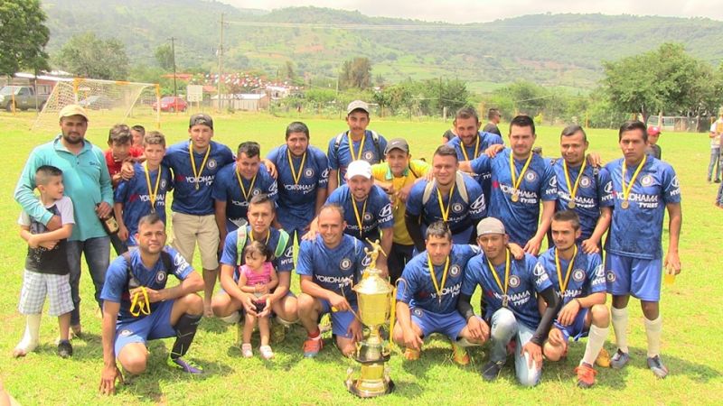 Torneo de fútbol varonil categoría libre del Cahulote de Santa Ana
