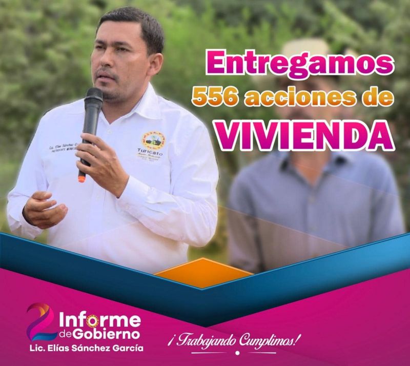556 acciones en el rubro de vivienda
